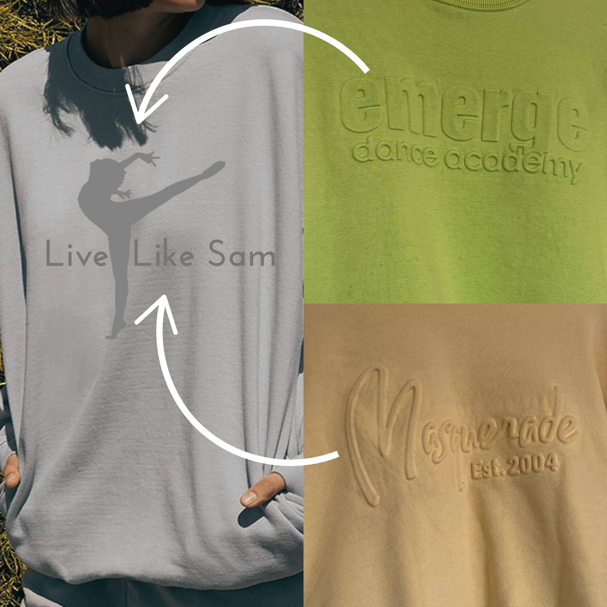 SAM Project Embossed Sweatshirt - Image 2